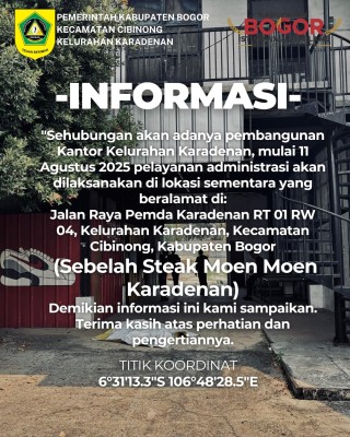 LOKASI KANTOR SEMENTARA